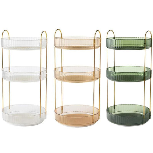 Rotating Cosmetic Organiser Home Storage Shelf Box for Makeup and Beauty Product - White V528-ROTATE-WHITE-162508