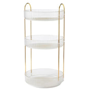 Rotating Cosmetic Organiser Home Storage Shelf Box for Makeup and Beauty Product - White V528-ROTATE-WHITE-162508