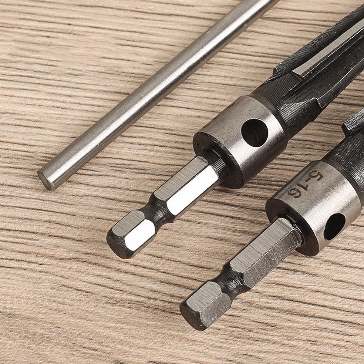 Round Shank Hexagon Shank T Handle Taper Reamer Tool for Drilling and Boring - Round Shank Reamer(3-13mm) V528-ROUND-SHANK-REAMER-3-13MM-484055