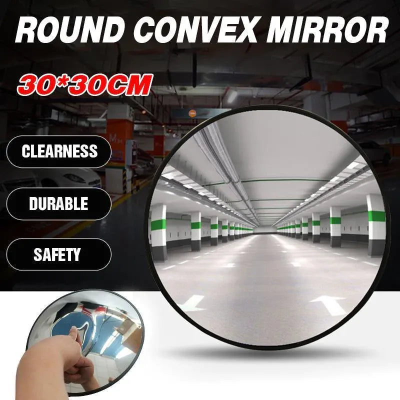 30cm Round Convex Mirror Blind Spot Traffic Driveway Shop Junction Use V528-ROUNDCONVE-30CM-443303
