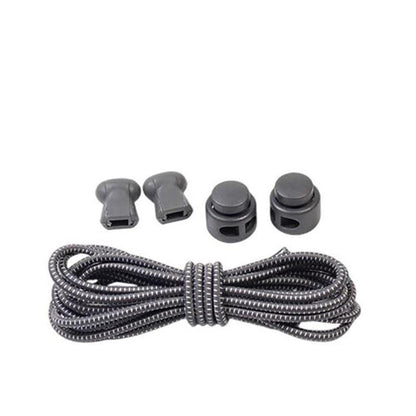 No Tie Elastic Shoelaces with Toggle Locks for Sneakers Running Walking Shoes - Light Blue V528-ROUNDLACES-LIGHTBLUE-42381