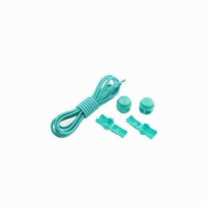 No Tie Elastic Shoelaces with Toggle Locks for Sneakers Running Walking Shoes - Lime Green V528-ROUNDLACES-LIMEGREEN-94112