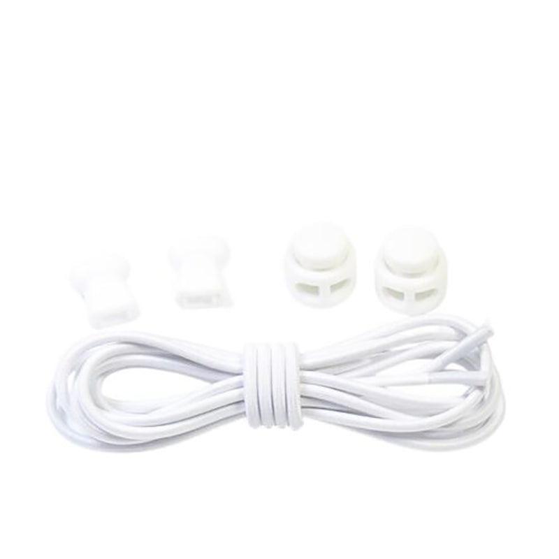 No Tie Elastic Shoelaces with Toggle Locks for Sneakers Running Walking Shoes - Orange V528-ROUNDLACES-ORANGE-60563