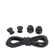 No Tie Elastic Shoelaces with Toggle Locks for Sneakers Running Walking Shoes - Rose Red V528-ROUNDLACES-ROSERED-92182