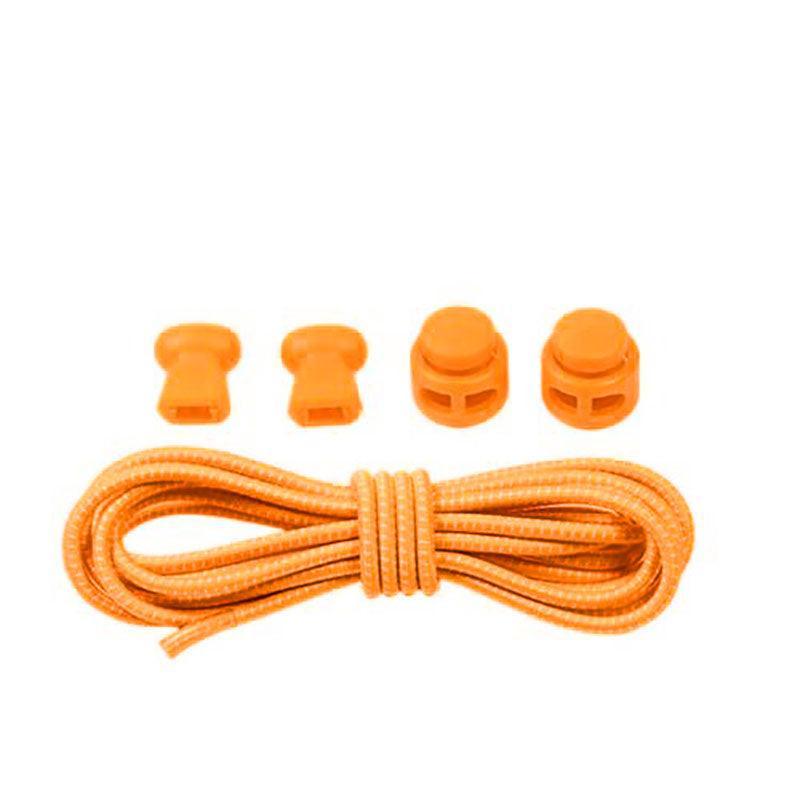 No Tie Elastic Shoelaces with Toggle Locks for Sneakers Running Walking Shoes - Rose Red V528-ROUNDLACES-ROSERED-92182