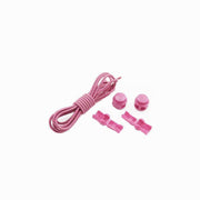 No Tie Elastic Shoelaces with Toggle Locks for Sneakers Running Walking Shoes - Rose Red V528-ROUNDLACES-ROSERED-92182