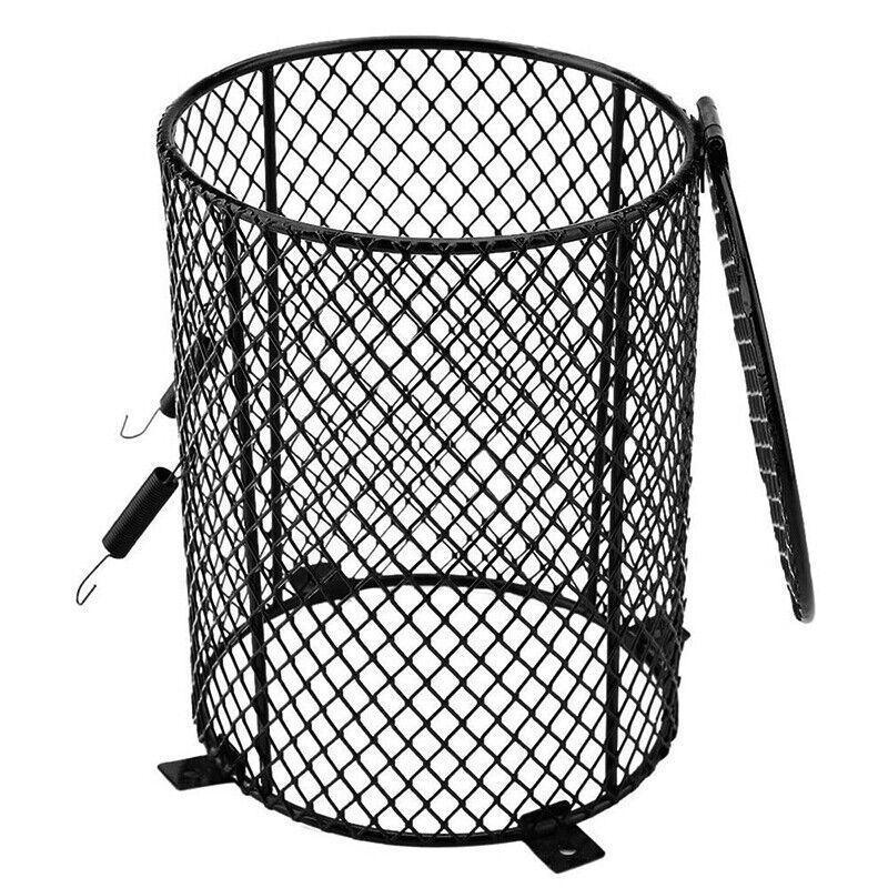 Round Reptile Heat Lamp Light Bulb Mesh Cage Protector Enclosure 11.5X15.5Cm Au V528-ROUNDREPTILEHEAT-363755