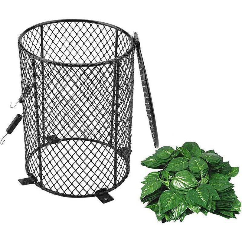 Round Reptile Heat Lamp Light Bulb Mesh Cage Protector Enclosure 11.5X15.5Cm Au V528-ROUNDREPTILEHEAT-363755
