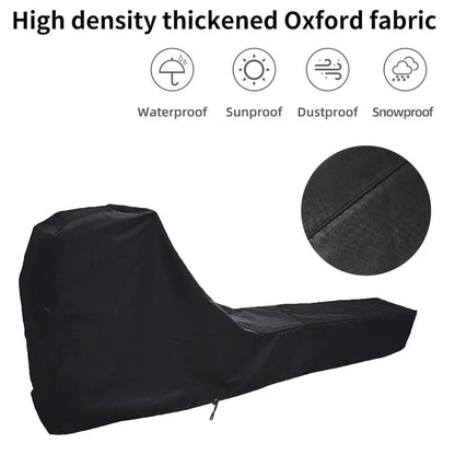 Waterproof Rowing Machine Cover Dustproof Protective Cover for Rowing Machines V528-ROWING-MACHINE-COVER-BLACK-620874