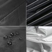 Waterproof Rowing Machine Cover Dustproof Protective Cover for Rowing Machines V528-ROWING-MACHINE-COVER-BLACK-620874