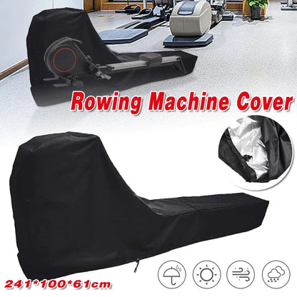 Waterproof Rowing Machine Cover Dustproof Protective Cover for Rowing Machines V528-ROWING-MACHINE-COVER-BLACK-620874