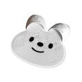 Silicone Foot Scrubber Rabbit Tub Mat Suction Cup Exfoliating Brush Cleaning Mat - White V528-RUB-FEET-WHITE-961280