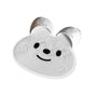 Silicone Foot Scrubber Rabbit Tub Mat Suction Cup Exfoliating Brush Cleaning Mat - White V528-RUB-FEET-WHITE-961280