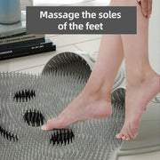 Silicone Foot Scrubber Rabbit Tub Mat Suction Cup Exfoliating Brush Cleaning Mat - White V528-RUB-FEET-WHITE-961280