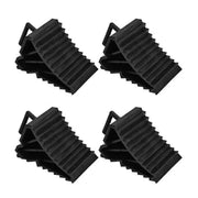 4Pcs Heavy Wheel Chock Tough Chocks Stops Car Trailer Boat Caravan Au Stock V528-RUBBER-4PCS-96226