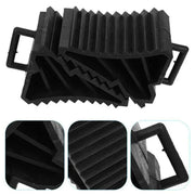 4Pcs Heavy Wheel Chock Tough Chocks Stops Car Trailer Boat Caravan Au Stock V528-RUBBER-4PCS-96226