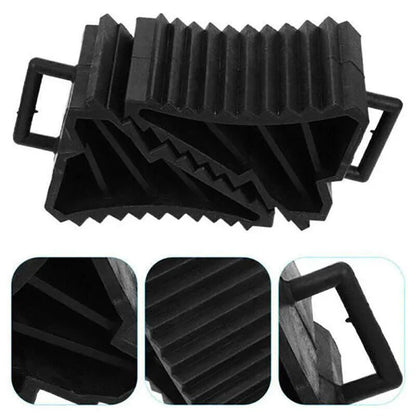 4Pcs Heavy Wheel Chock Tough Chocks Stops Car Trailer Boat Caravan Au Stock V528-RUBBER-4PCS-96226