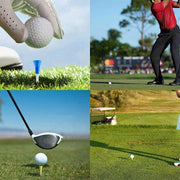 83mm Rubber Golf Tees 30PCS - Colourful Durable Plastic Tees with Soft Cushion Top V528-RUBBERCUSHION-30PCS-489604