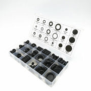 125Pcs Rubber Grommet Set-Assorted Fastener Kit 18 Popular Sizes V528-RUBBERGROMMET-125PCS-90220