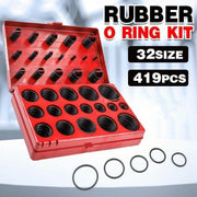 419 Pcs Rubber O Ring Kit Metric Grommet Seal Plumbing Garage O-Ring Assortment V528-RUBBERORING-419PCS-873952
