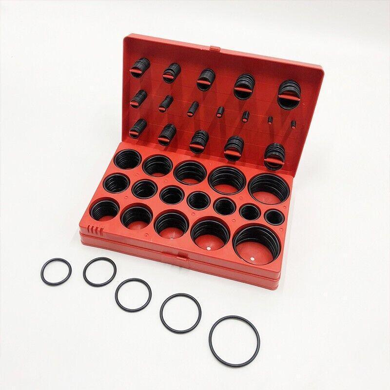 419 Pcs Rubber O Ring Kit Metric Grommet Seal Plumbing Garage O-Ring Assortment V528-RUBBERORING-419PCS-873952