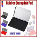 Ink Pad for Rubber Stamps and Fingerprint Crafts Non Toxic Ink for Office and DIY Use - Blue V528-RUBBERSTAMP-BLUE-625990
