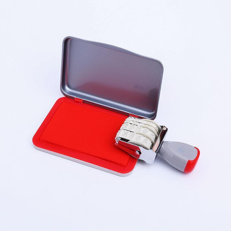 Ink Pad for Rubber Stamps and Fingerprint Crafts Non Toxic Ink for Office and DIY Use - Red V528-RUBBERSTAMP-RED-809184