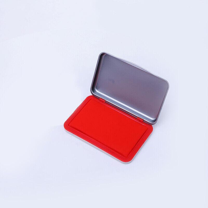 Ink Pad for Rubber Stamps and Fingerprint Crafts Non Toxic Ink for Office and DIY Use - Red V528-RUBBERSTAMP-RED-809184