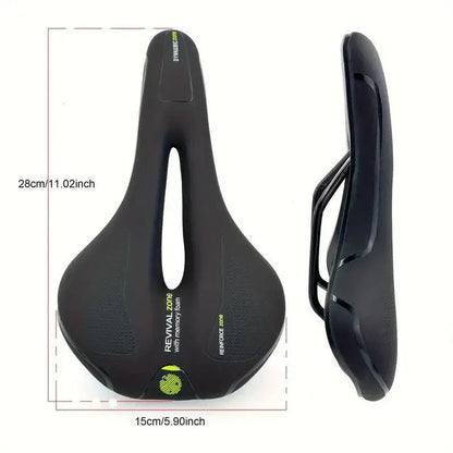 MTB Saddle Hollow Comfort Bicycle Seat Universal Cushion Soft Riding Saddle - Blue V528-SADDLE-BLUE-515910
