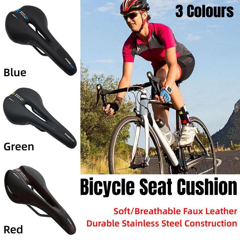MTB Saddle Hollow Comfort Bicycle Seat Universal Cushion Soft Riding Saddle - Blue V528-SADDLE-BLUE-515910