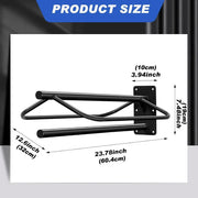 Wall Mounted Saddle Rack Hanging Harness Saddle Holder Equestrian Storage Stand V528-SADDLE-RACK-629255