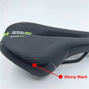 MTB Saddle Hollow Comfort Bicycle Seat Universal Cushion Soft Riding Saddle - Red V528-SADDLE-RED-988859