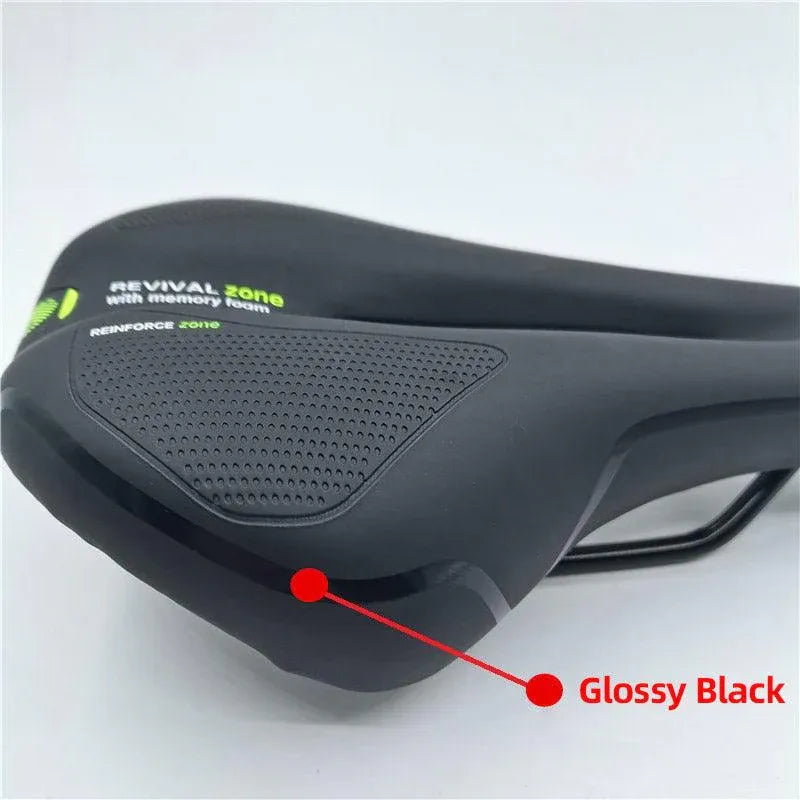 MTB Saddle Hollow Comfort Bicycle Seat Universal Cushion Soft Riding Saddle - Red V528-SADDLE-RED-988859
