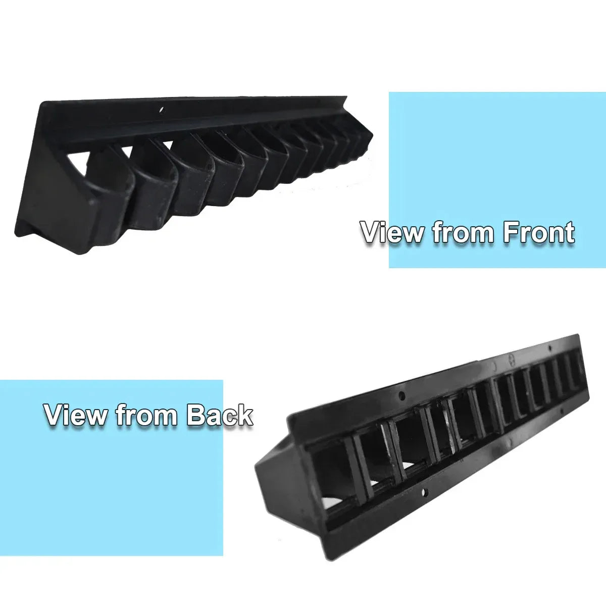 Long Whip Tool Storage Rack Horse Gear and Whip Rack Wall Mount Organizer V528-SADDLERY-RACK-770887