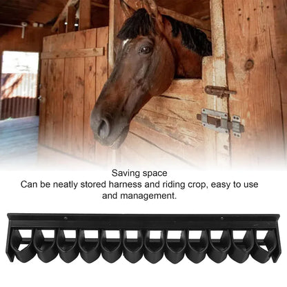 Long Whip Tool Storage Rack Horse Gear and Whip Rack Wall Mount Organizer V528-SADDLERY-RACK-770887