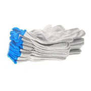 White Cotton Work Gloves Knitted Heavy Duty for Gardening or Warehouse Use - 5Pairs V528-SAFETYGLOVES-5PCS-507019