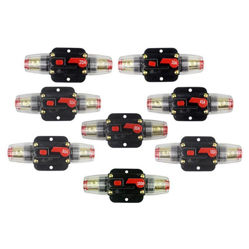 20-150Amp Circuit Breaker Dual Battery Ip67 Waterproof Fuse Manual Reset 12V 24V - 30AMP V528-SAFETYSEAT-30A-51551