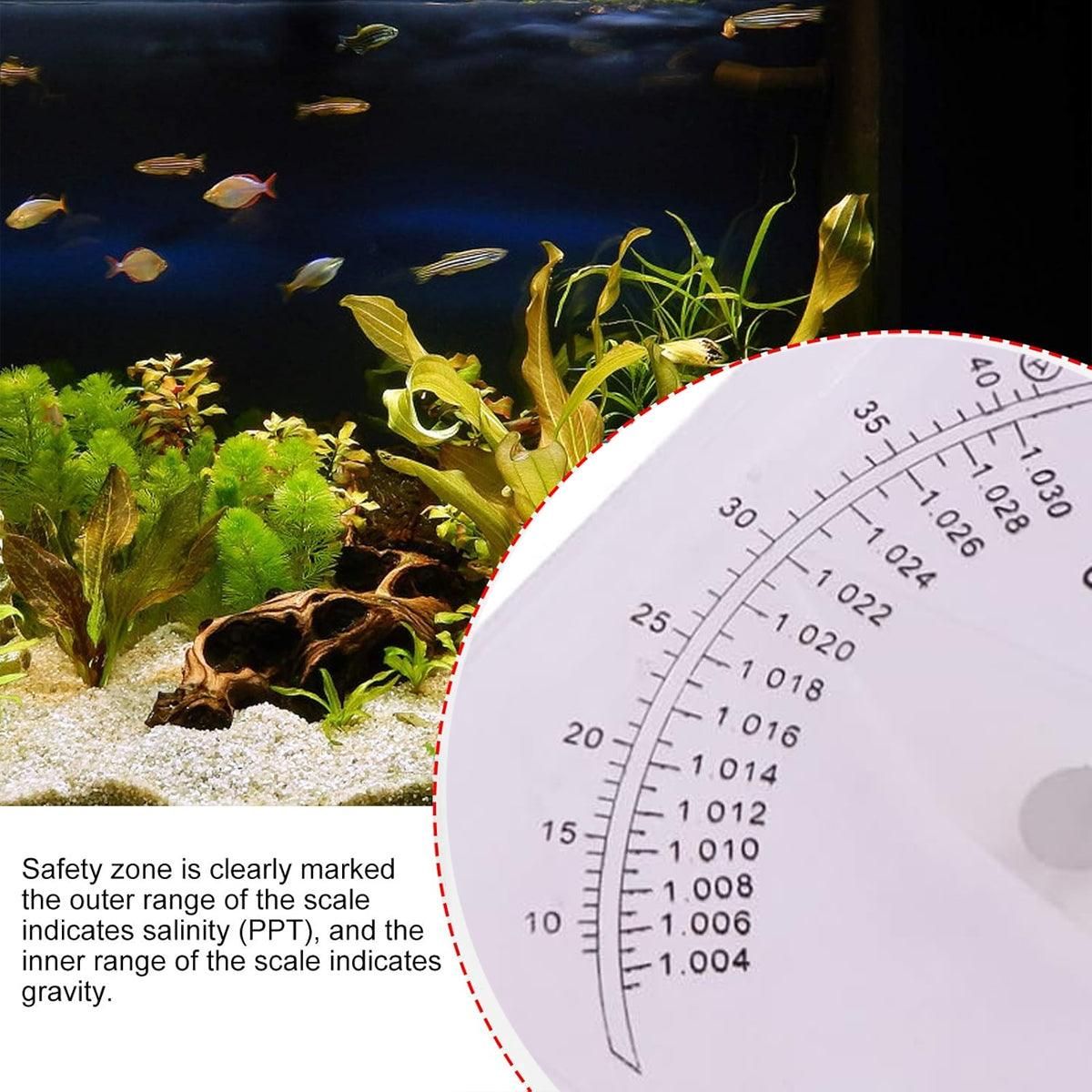 Seafood Fish Tank Seawater Hydrometer Salinometer Salinity Tester for Aquarium V528-SALINOMETER-909660