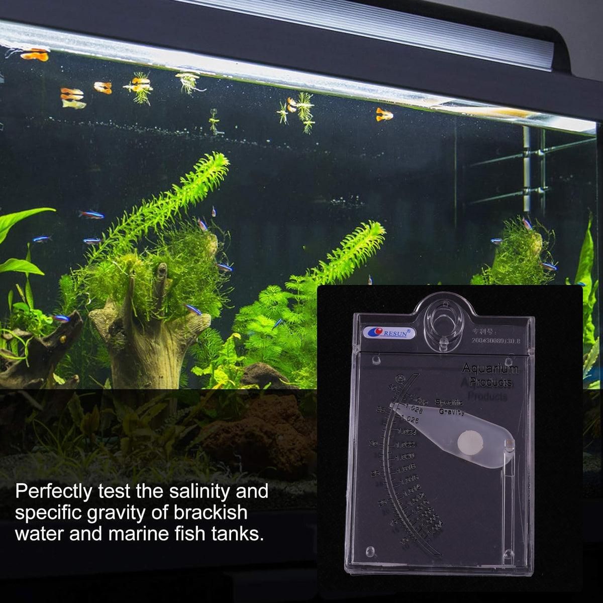 Seafood Fish Tank Seawater Hydrometer Salinometer Salinity Tester for Aquarium V528-SALINOMETER-909660