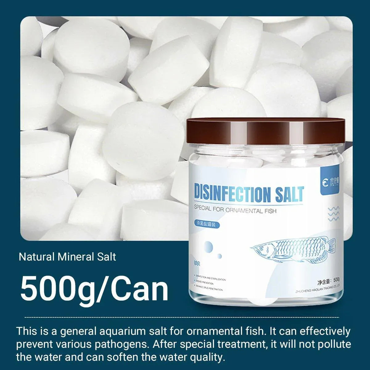 Aquarium Sea Salt Water Treatment Universal Powder For Fish Tank Purification - White V528-SALT-WHITE-603537