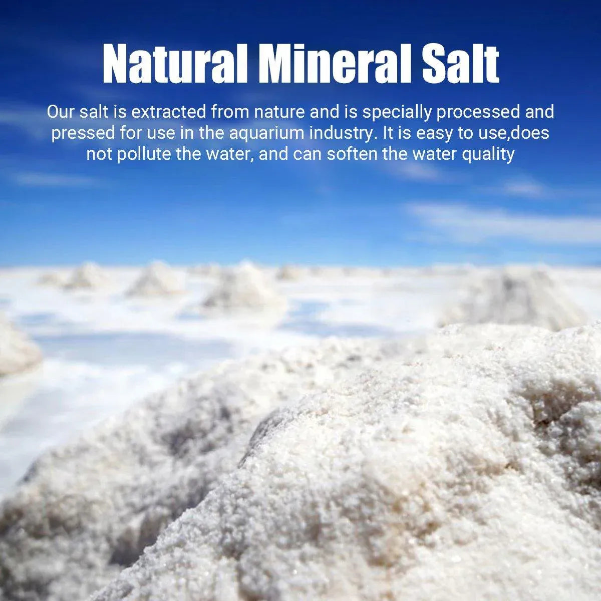 Aquarium Sea Salt Water Treatment Universal Powder For Fish Tank Purification - White V528-SALT-WHITE-603537