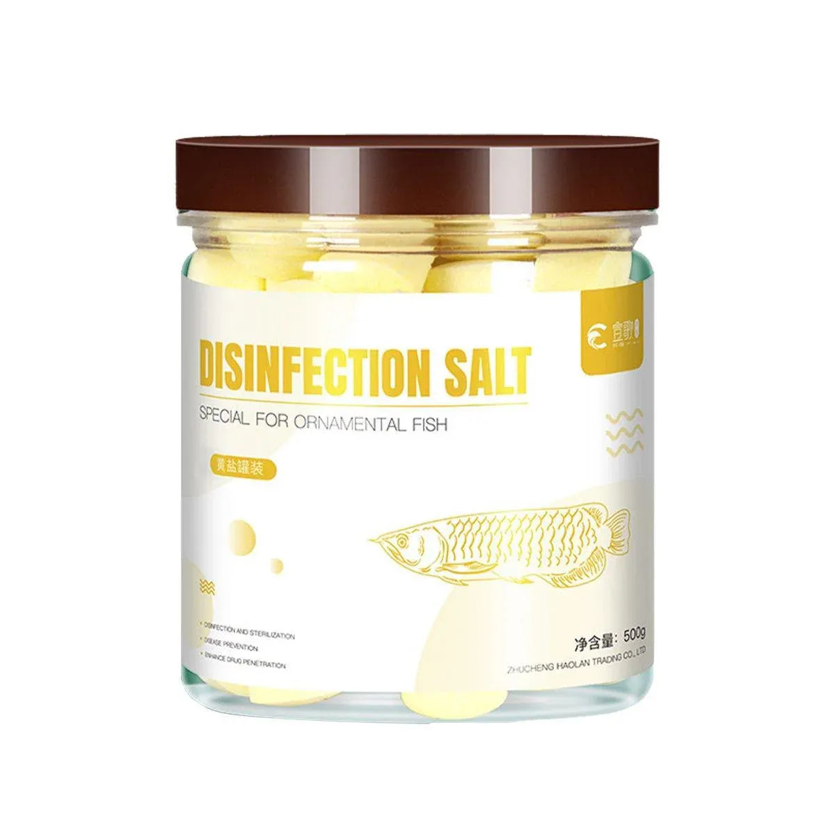 Aquarium Sea Salt Water Treatment Universal Powder For Fish Tank Purification - Yellow V528-SALT-YELLOW-725997