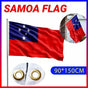 Samoa National Flag 90x150cm Large Outdoor Polyester Banner with Grommets V528-SAMOAFLAG-996924