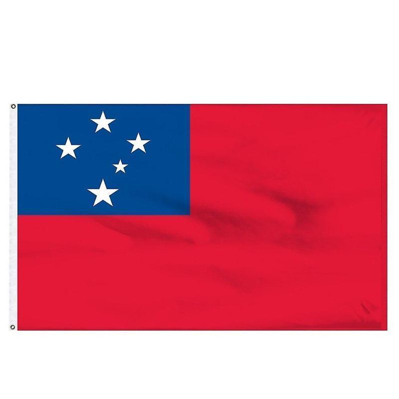 Samoa National Flag 90x150cm Large Outdoor Polyester Banner with Grommets V528-SAMOAFLAG-996924