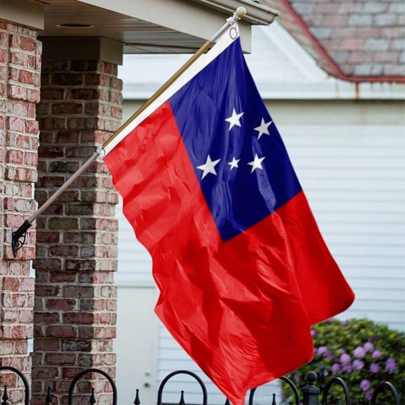 Samoa National Flag 90x150cm Large Outdoor Polyester Banner with Grommets V528-SAMOAFLAG-996924