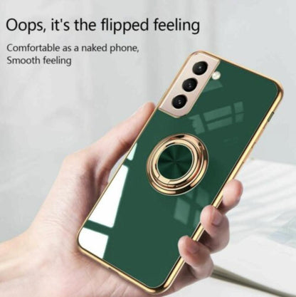 Black Shockproof Ring Holder Case Cover for Samsung S22 Ultra Plus Note 20 - Samsung Galaxy A32 5G V528-SAMSUNG-BLACK-A32-29991