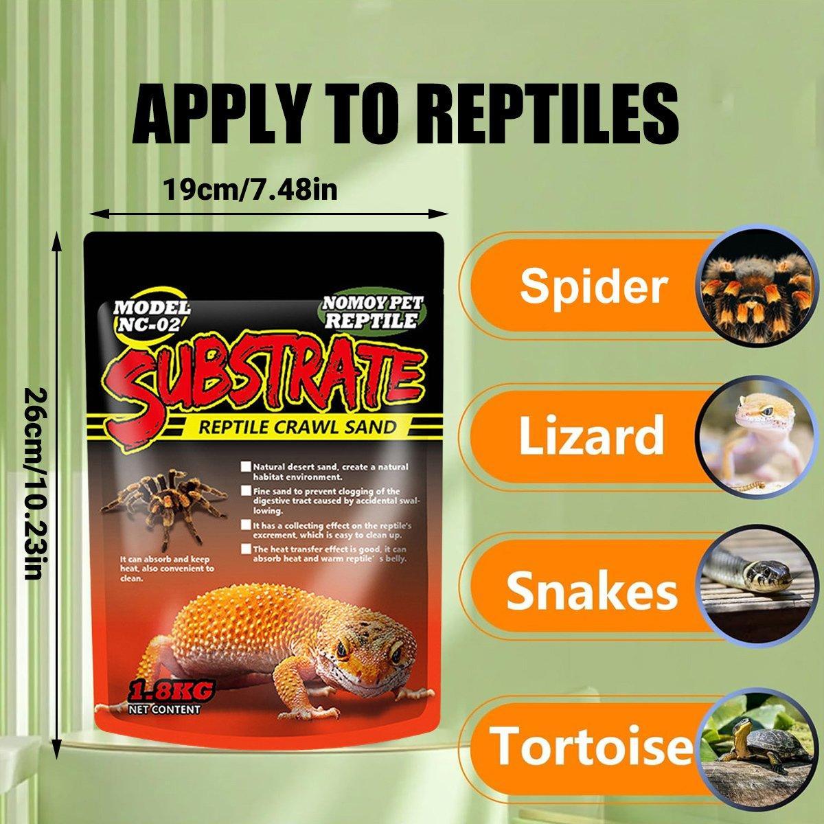 Pet Sand for Tortoises Snakes Lizards Spiders Multi-colour Reptile Habitat Decor - Red V528-SAND-RED-578565