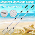 2pcs Long Handle Pet Litter Scoop Climbing Chicken Beach Scoop for Cats Dogs V528-SAND-SCOOP-2PC-3-5-5-255041