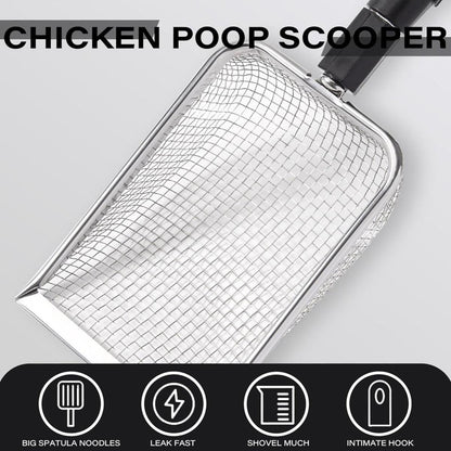 2pcs Long Handle Pet Litter Scoop Climbing Chicken Beach Scoop for Cats Dogs V528-SAND-SCOOP-2PC-3-5-5-255041