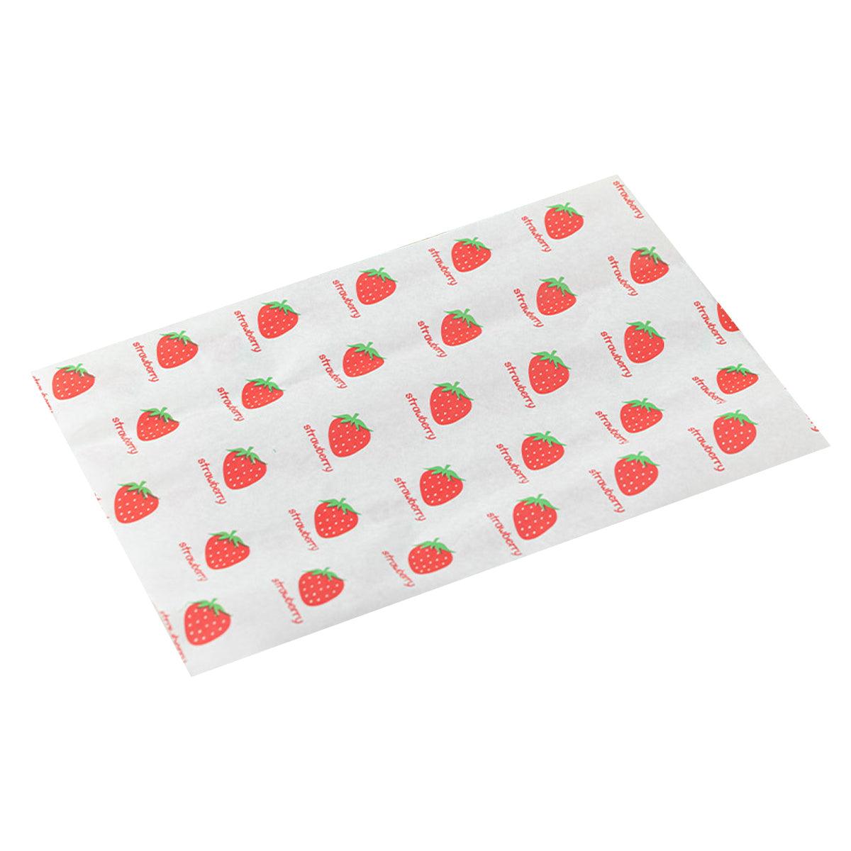 100pcs Sandwich Wrappers Oil Blotting Coated Paper Air Fryer Baking Parchment - Newspaper + Lemon Bear (Mixed) V528-SANDWICH-PAPER-100PCS-BZXX-522668